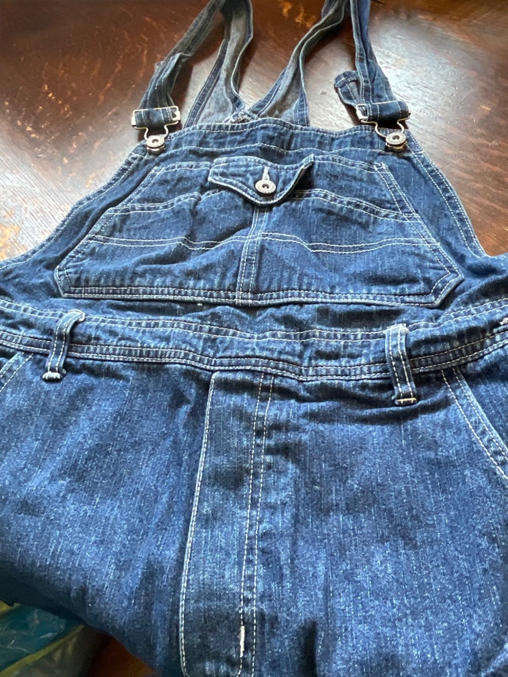 JEANS  OVERALL  /COVERALL SHORTS UNISEX  by ROADRUNNER   SIZE LARGE